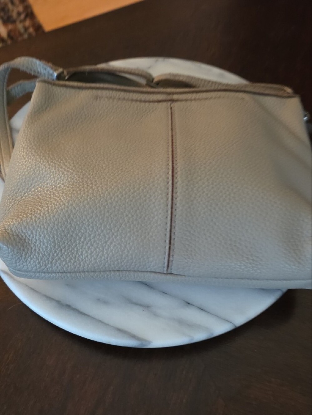 Hammitt Small VIP Neutral Taupe Leather Crossbody Bag - Picture 11 of 17